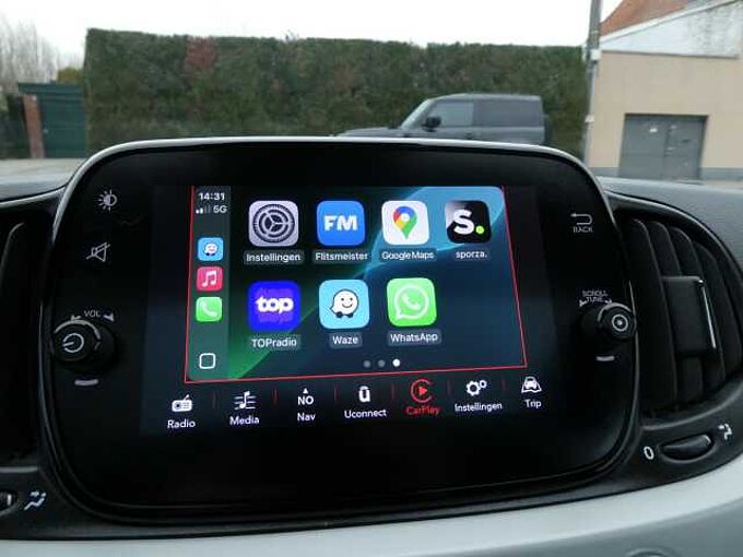 Fiat 500 1.2 i benzine 70pk automaat Leder Pano '20 36000km (56062)