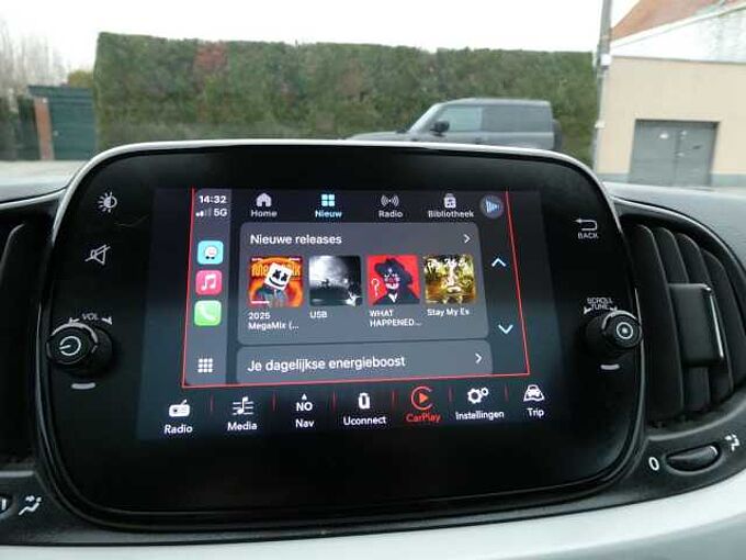 Fiat 500 1.2 i benzine 70pk automaat Leder Pano '20 36000km (56062)