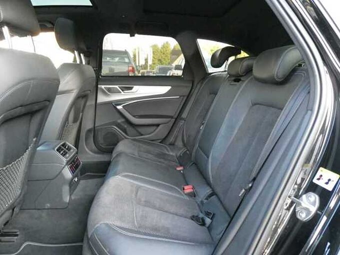 Audi A6 Avant 2.0 TDi MHEV 163pk Aut Black S-Line Maxton Trekh Pano ACC BLIS Cam (02760)