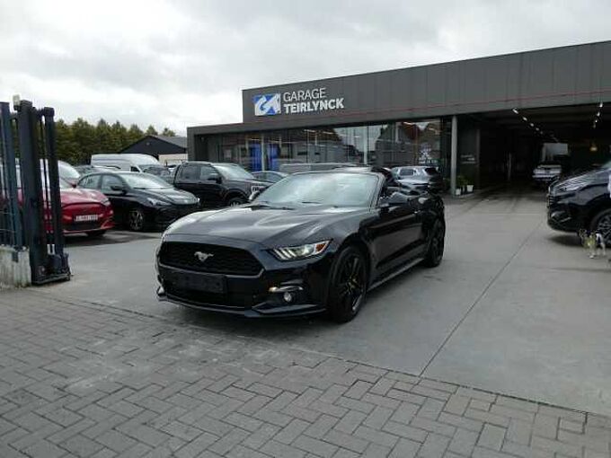 Ford Mustang Cabrio 2.3 i Ecoboost 317pk Black Edition '17 79000km (06559)