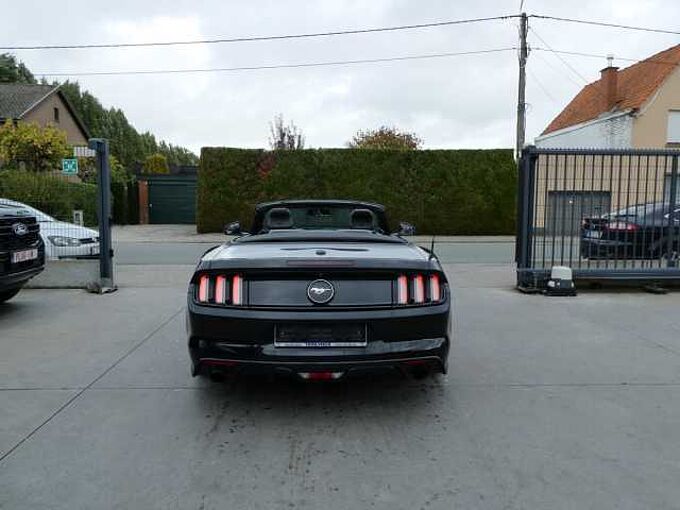 Ford Mustang Cabrio 2.3 i Ecoboost 317pk Black Edition '17 79000km (06559)