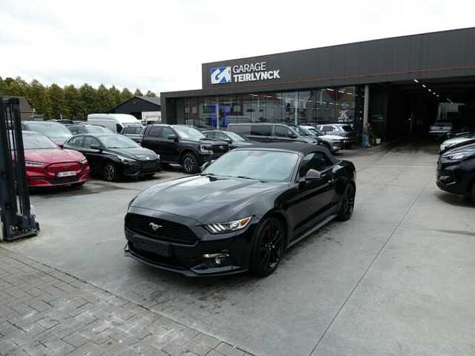 Ford Mustang Cabrio 2.3 i Ecoboost 317pk Black Edition '17 79000km (06559)
